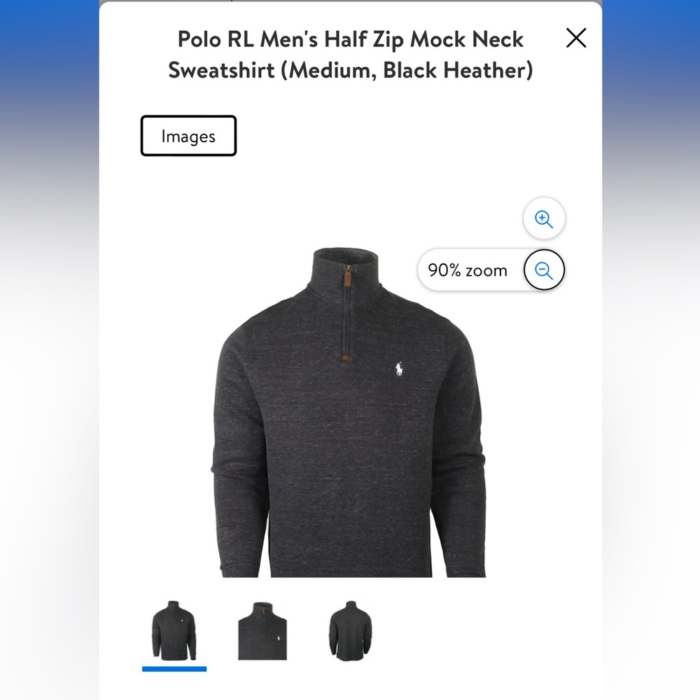 Polo quarter zip